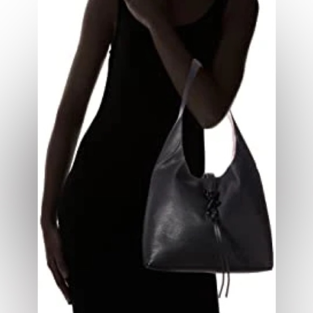 Elegant Black Leather Women's Bag - Picture 7 of 7